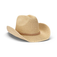 Avenel Hats Bradshaw Braided Shapeable Western Hat (22044) Natural One Size