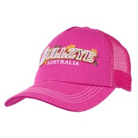Bullzye Children Flora Trucker Cap (B4S5901CAP) Berry OSFM [SD]