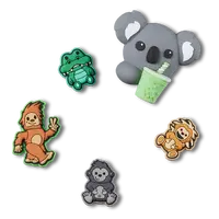 Crocs Cute Baby Safari Animals 5 Pack Jibbitz Shoe Charms (10014338) Multi OSFA