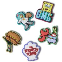 Crocs Spongbob 5 Pack Jibbitz Shoe Charms (10010012) Multi OSFA