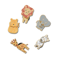 Crocs Enamel Safari 5 Pack Jibbitz (10015527) Multi OSFA