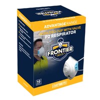 Frontier Disposable P2 Molded Respirator with Valve (FRP2MCV ) White OSFA