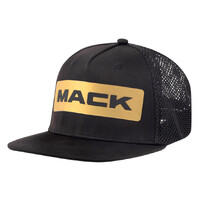 Mack Flat Brim Dart Trucker Cap (MKFBX2401BB0000) Black One Size