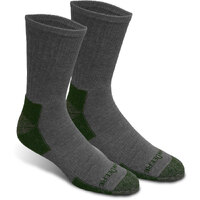 John Deere Mens JD Crew 4 Pack Work Socks (JD90910GYCAU) Light Heather/Grey O/S
