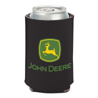 John Deere Doubled Sided Logo Can Cooler 12oz/375ml (34614321) Black