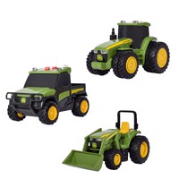 John Deere Childrens JD Lights & Sounds Mini Tractors 3 Pack (470374)
