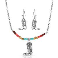 Montana Silversmiths Colourstruck Cowboy Boot Beaded Jewellery Set (JS5885)