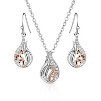 Montana Silversmiths Whisps of Elegance Crystal Jewellery Set (JS5780)