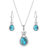 Montana Silversmiths Turquoise Revival Jewellery Set (JS6035)