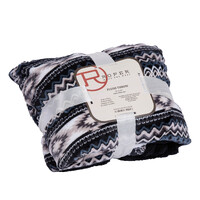 Roper Throw Blanket (6355501) Aztec Black
