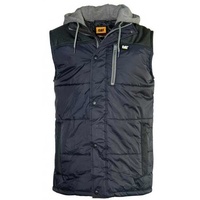 CAT Mens Hooded Work Vest (1320008.016) Black