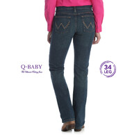 Wrangler Womens Ultimate Riding Jeans - Q-Baby - 34 Leg (WRQ20TB)