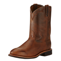 Ariat Mens Dura Roper Western Boots (10002163) Distressed Brown