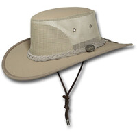 Barmah Canvas Drover Hat (1057BE) Beige