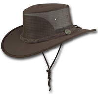 Barmah Canvas Drover Hat (1057BR) Brown
