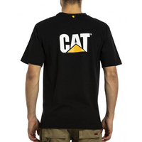 CAT Mens Trademark Tee (PW05324) Black 