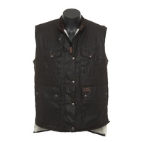 Outback Trading Mens Caulfield Oilskin Vest (6000) [GD]