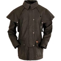 Outback Trading Mens Knee Length Oilskin Jacket (5008)