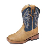 Roper Childrens Billie Western Boots (18909701) Brown/Blue
