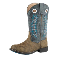 Roper Childrens Hole in the Wall Western Boots (18222001) Brown/Blue