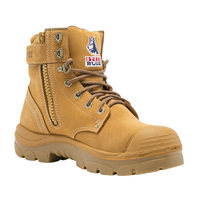 Steel Blue Mens Argyle Zip Safety Boots (332152) Wheat Nubuck