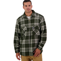 Swanndri Mens Ranger Bush L/S Shirt (SSD0107) Woodlands Check