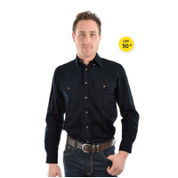 Thomas Cook Light Drill Full Button L/S Shirt (TCP1125005) Ink