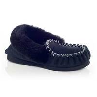 Wild Goose Tassie Moccasins (UB-921) Black