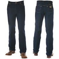 Wrangler Mens Western Bootcut Stretch Jeans (947STR) Navy
