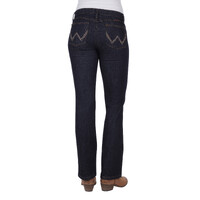 Wrangler Womens Q-Baby Ultimate Riding Jeans (WRQ20DD32) Dark Dynasty [SD]