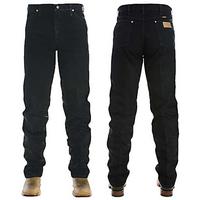 Wrangler Mens Cowboy Cut Original Fit Jeans (13MWZWK) Shadow Black