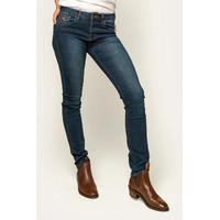 Ringers Western Womens Victoria Mid Rise Straight Leg (217108002) Classic Blue