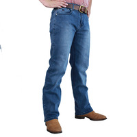 Ringers Western Mens Sturt Classic Fit Jean Relaxed Leg (117108001) Light Blue  [GD]