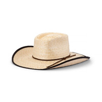 Avenel Hats Billabong Straw Bound Edge Western Hat (22025) Bleach