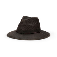 Avenel Hats Mens Oregon Weathered Safari Hat (MO20) Distressed Dark Brown