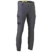 Bisley Mens Flx & Move Stretch Cargo Cuffed Pants (BPC6334_BCCG) Charcoal  [GD]