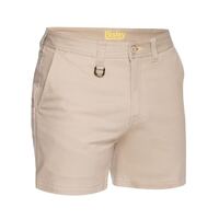 Bisley Mens Stretch Drill Shorts (BSH1008_BSTN) Stone