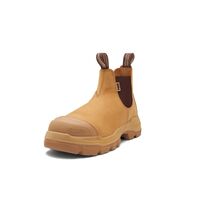 Blundstone Unisex Rotoflex PUR-Safety Elastic Sided V Cut Scuff Cap Boots (9000) Wheat Nubuck