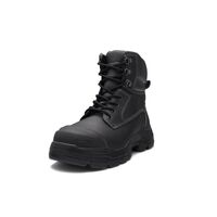 Blundstone Unisex Rotoflex PUR-Safety 150mm Ankle Zip Lace Up Boots (9061) Black [GD]