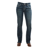 Bullzye Womens Angelina Bootcut Jeans - 34 Leg (BCP2201058) Dark Wash [SD]
