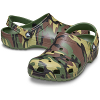 Crocs Childrens Classic Camouflage Clogs (211879-3TC) Army Green/Multi