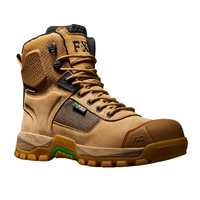 FXD Mens WB-1WP Waterproof Zip Sided Safety Boots (FXWB1WP) Wheat