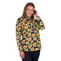 Hard Slog Womens Ally Half Button L/S Shirt (H5S2101123) Multi [SD]