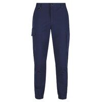 Mack Mens Elastic Waist Cuffed Pants (MKSTCP001NNR) Navy