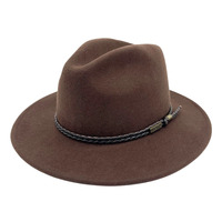 Jacaru Outback Fedora (1847) Chocolate