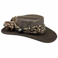 Jacaru Womens Shady Lady Hat (1022) Brown