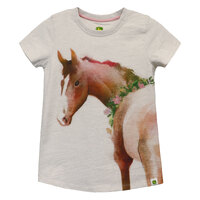 John Deere Childrens Horse Tee (J1T495W) Pink 