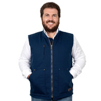 Just Country Mens Diamantina Vest (MWOV2301) Navy [AD]
