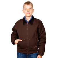 Just Country Childrens Diamantina Jacket (BWOJ1201) Chocolate