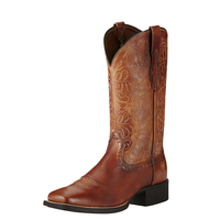 Ariat Womens Round Up Remuda Western Boots (10019905) Naturally Rich [SD]